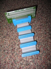Nubus 5-node ribbon cable with terminator